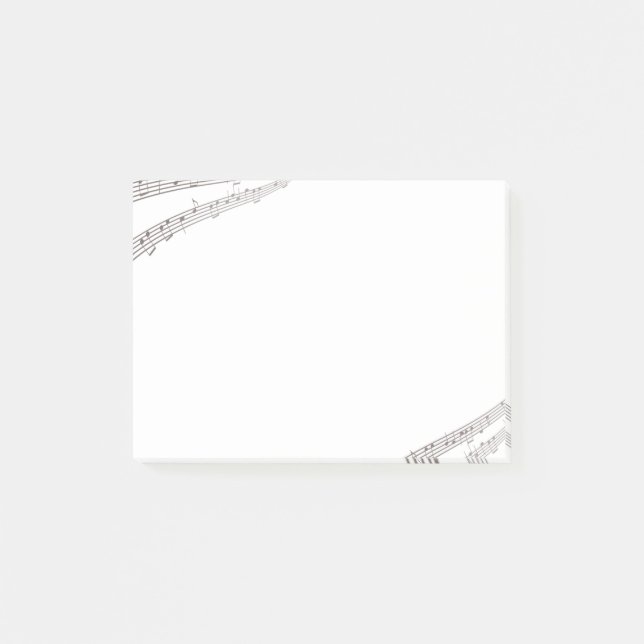 Post-it® La musique note le musical de cadre (Devant)