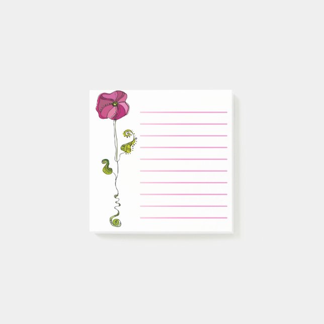Post-it® La nature rose (Devant)