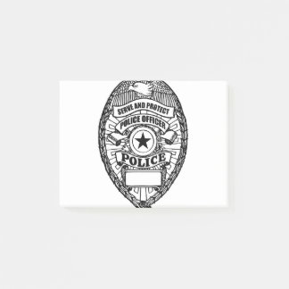 Post-it® La police Badge - générique