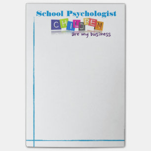Post-it® La psychologie/enfants d'école sont mon post-it