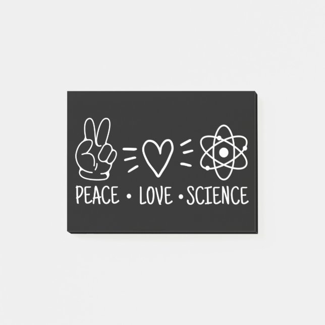 Post-it® La science de l'amour pour la paix (Devant)