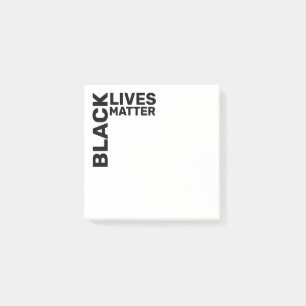 Post-it® La typographie BLM de Black Lives Matt 3x3