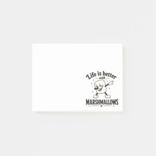 Post-it® La vie est meilleure avec des marshmallows