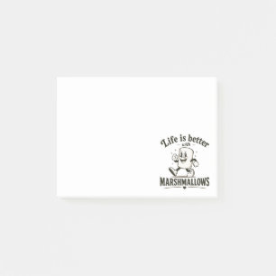 Post-it® La vie est meilleure avec des marshmallows