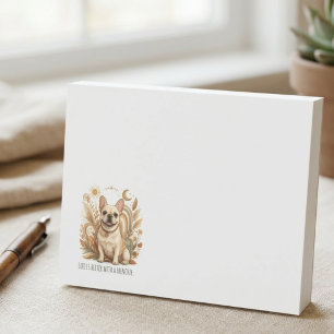 Post-it® La vie est meilleure avec un art boho Frenchie