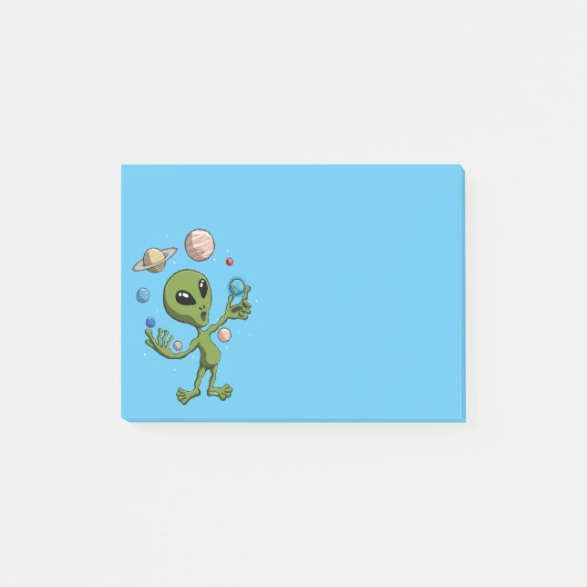 Post-it® La vie trouvée par alien (Devant)