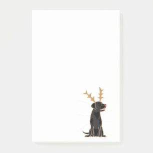 Post-it® Laboratoire noir drôle avec Noël d'andouillers de
