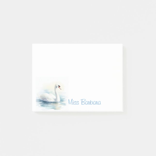 Post-it® Lac Swan personnalisé (Devant)