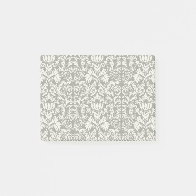 Post-it® Lace noir blanc Damas Brocade (Devant)