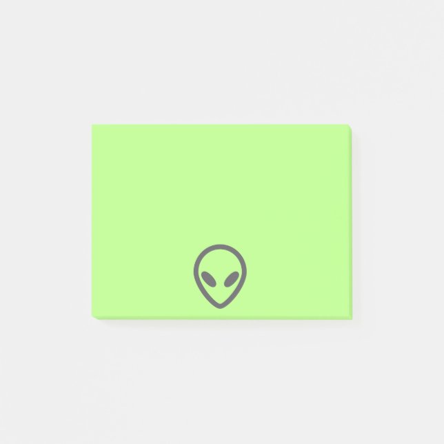 Post-it® L'alien croient la coutume (Devant)