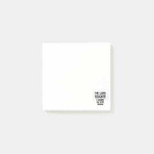 Post-it® Lamentations 3:24 Le Seigneur est mes Quotes de Pa