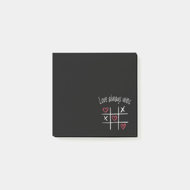 Post-it® L'amour gagne toujours (Devant)