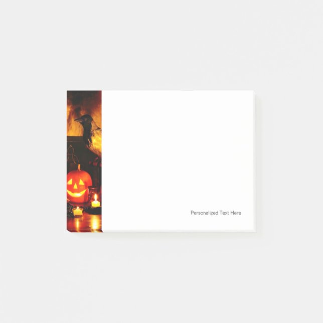 Post-it® Lanterne Citrouille d'Halloween (Devant)