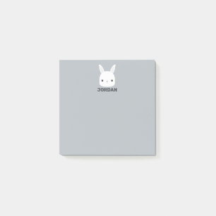 Post-it® Lapin Mignon avec Nom Personnalisé