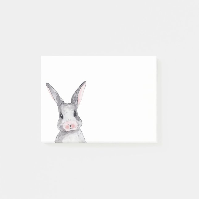 Post-it® Lapin mignon Lapin Aquarelle de Pâques Animal anim (Devant)