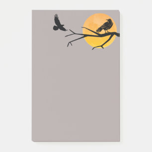 Post-it® L'appel des oiseaux noirs du Corbeau