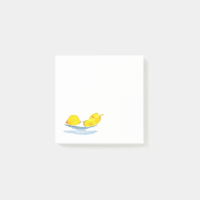 Post-it® L'art fruitier aux citrons jaunes (Devant)