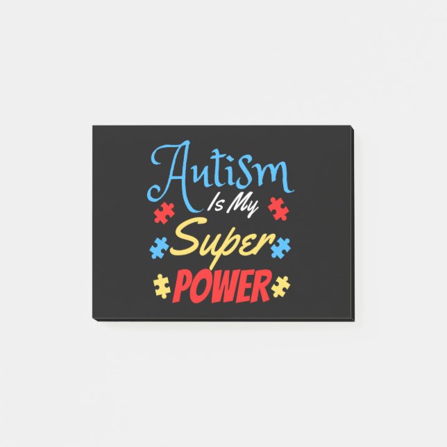 Post-it® L'autisme est ma superpuissance (Devant)