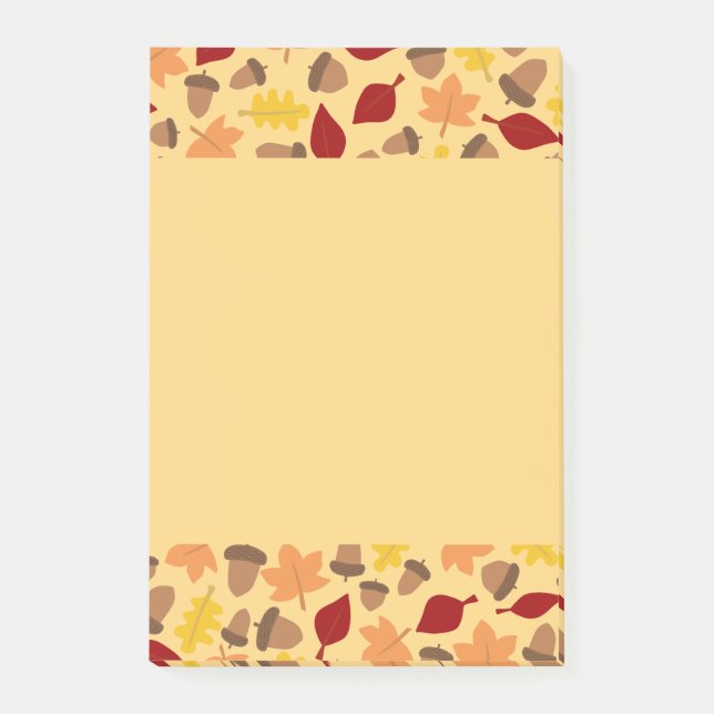 Post-it® L'automne d'automne laisse le bloc - notes (Devant)