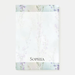 Post-it® Lavande romantique violette Florale