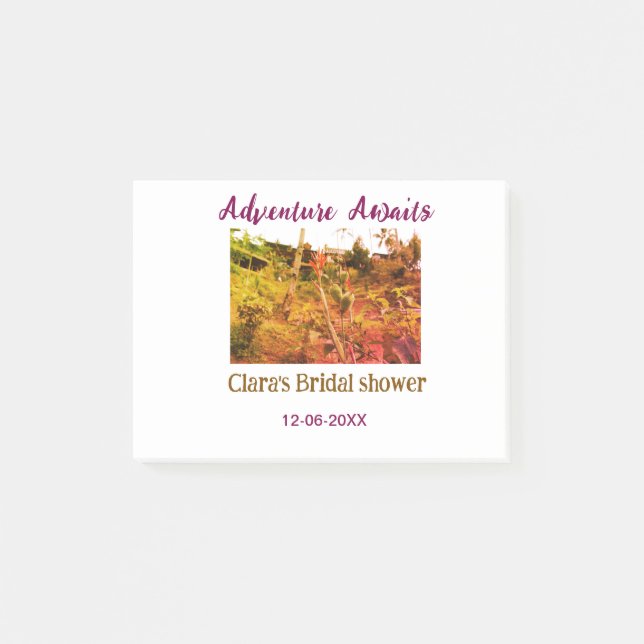 Post-it® L'aventure des rizières attend le nom de l'enterre (Devant)