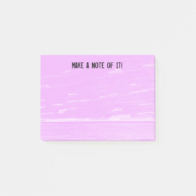 Post-it® Le bois rose note le modèle (Devant)