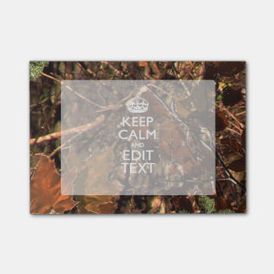 Post-it® Le camouflage d'automne de chasseurs gardent le