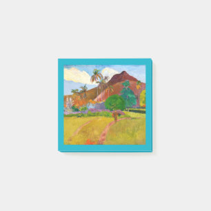 Post-it® Le célèbre tableau du Paysage tahitien de Paul Gau