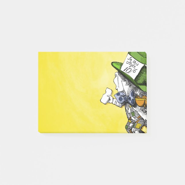 Post-it® Le chapeau fou {Alice au pays des merveilles} (Devant)