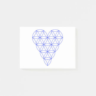 Post-it® Le Coeur De La Vie - Bleu/Câble.01