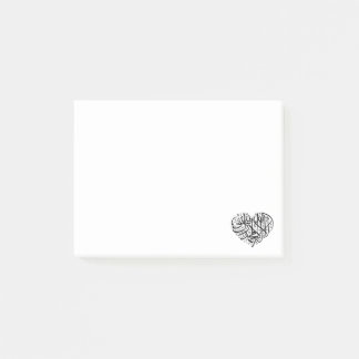 Post-it® Le Coeur Noir