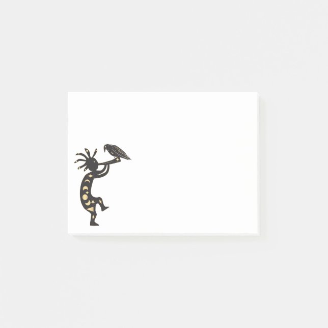 Post-it® Le Corbeau et Kokopelli (Devant)