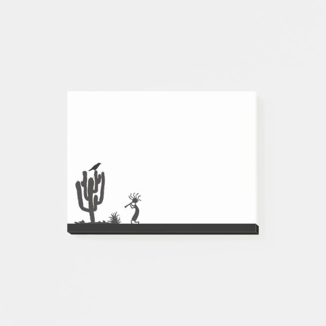 Post-it® Le Corbeau et Kokopelli (Devant)