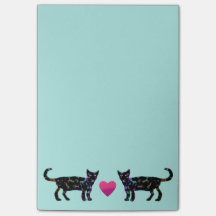Le Courrier-it® de chats d'amour note 4 x 6