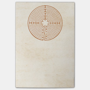 Post-it® Le Courrier-it® de labyrinthe de Chartres note 4 x