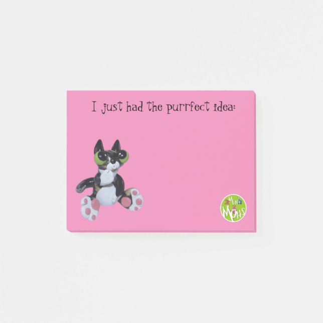 Post-it® Le Courrier-it® de Purrfect note 4 x 3 (Devant)