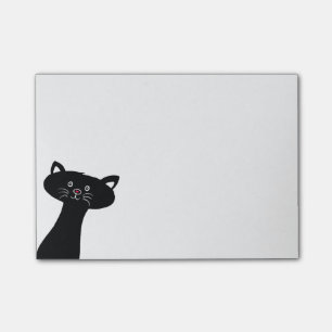 Post-it® Le Courrier-it® mignon de chat noir note 4 x 3