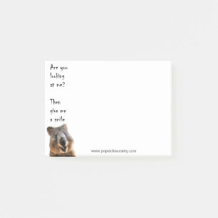 Post-it® Le Courrier-it® note 4" x 3" les animaux mignons