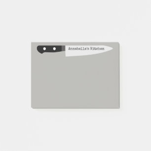 Post-it® Le couteau de cuisine du chef personnalisé
