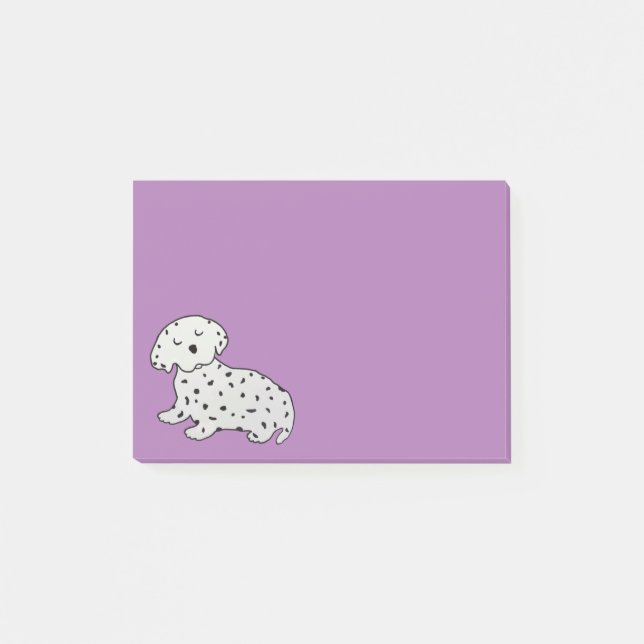 Post-it® Le Dalmate doux rêve des notes de Courrier-it® (Devant)