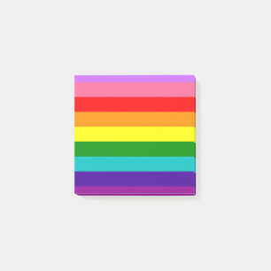 Post-it® Le drapeau arc-en-ciel à 9 bandes de Gilbert Baker