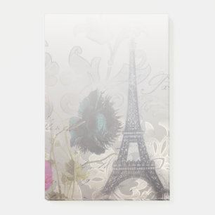 Post-it® le gris tourbillonne Tour Eiffel vintage moderne