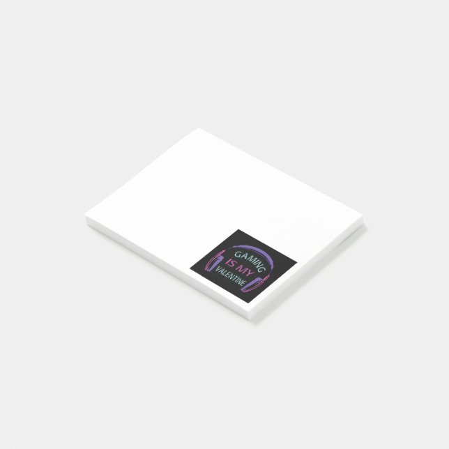 Post-it® Le jeu est mon Saint-Valentin (Incliné)