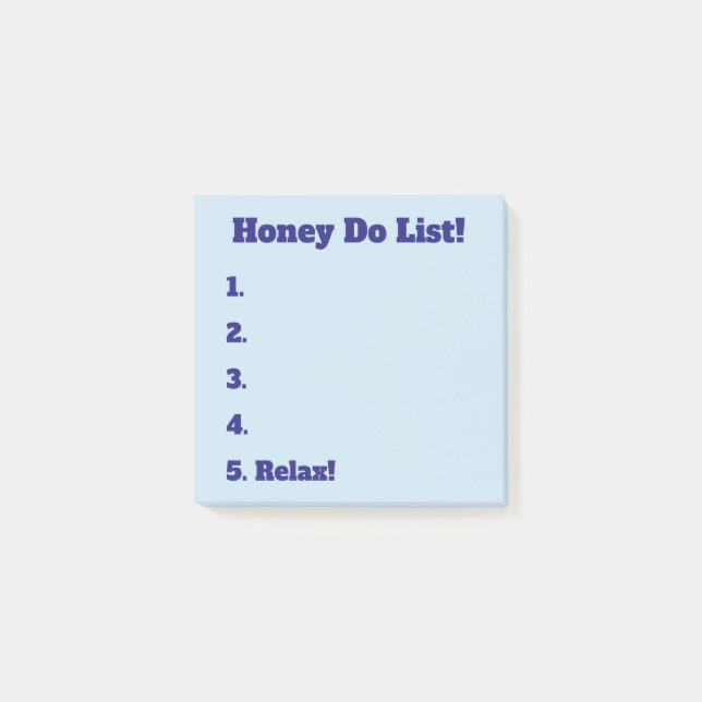 Post-it® Le miel énumèrent les notes collantes (Devant)