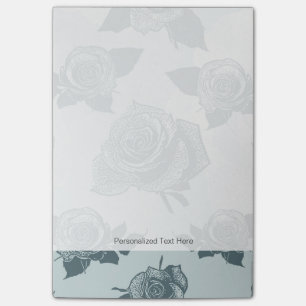 Post-it® Le motif floral avec s'est levé