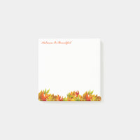 Le Note-Automne de courrier d'automne est beau