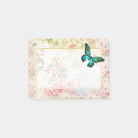 Le papillon vert d'Emeraude sur le collage Vintage