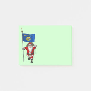 Post-it® Le Père Noël Avec L'Enseigne Du Montana