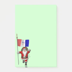 Post-it® Le Père Noël Avec L'Ensigne De Cleveland