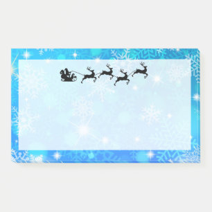 Post-it® Le Père Noël et son renne volant Noël